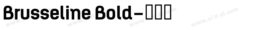 Brusseline Bold字体转换